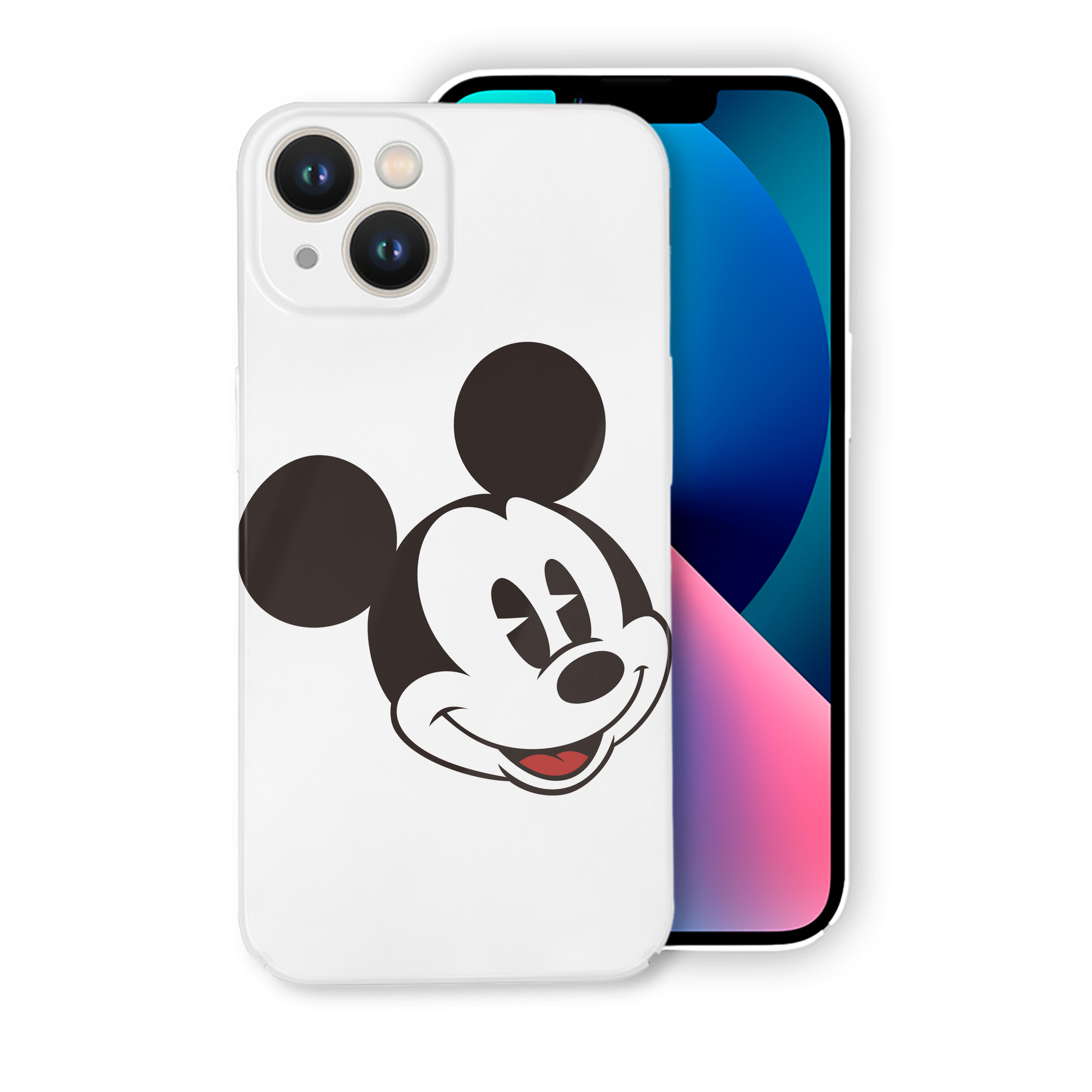 （画像用） ミッキーマウス Mickey Mouse 【iPhone 14シリーズ対応】ハードケース